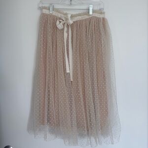 Flowy tulle skirt